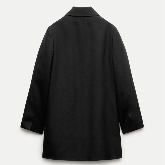 ZW Collection Wool Blend Frock Coat - Picture 5 of 16